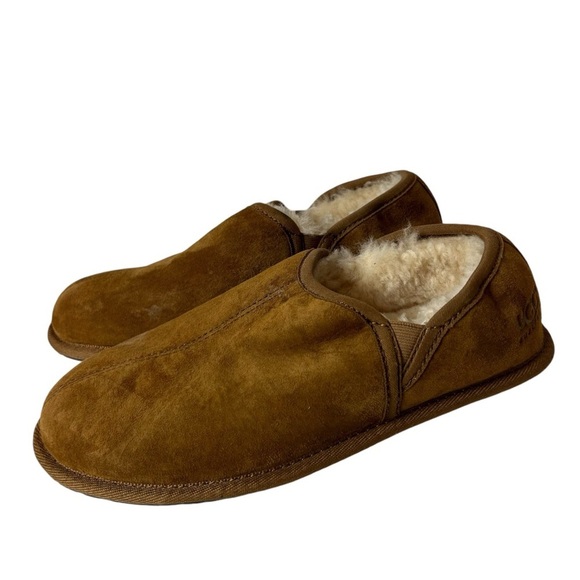 ugg Australia UGG Men\'s Scuff Romeo Chestnut Slipper Sheepskin Lined Size 8 main image 8